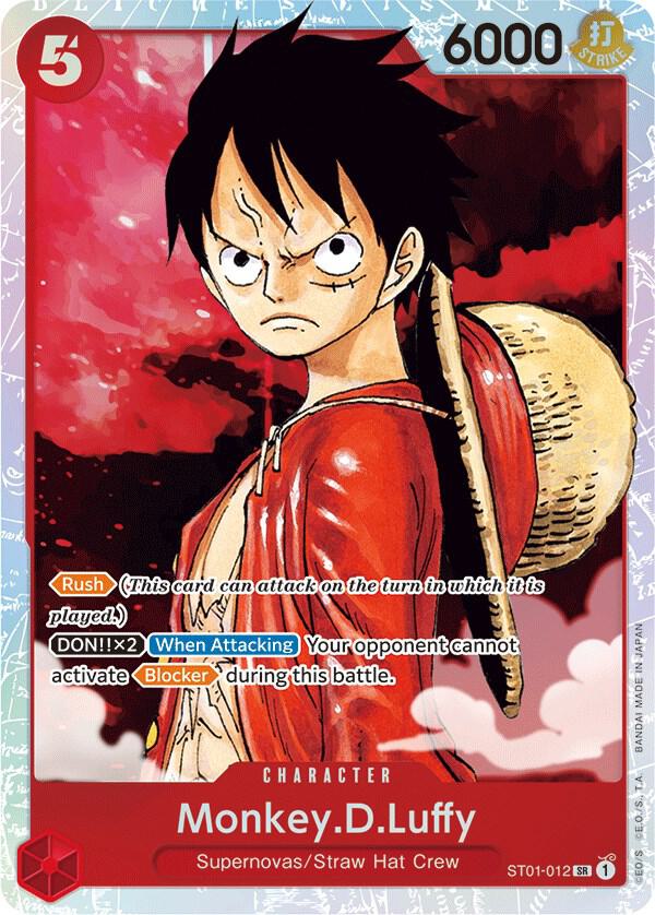 Monkey.D.Luffy (012) - Super Rare - One Piece Card Game