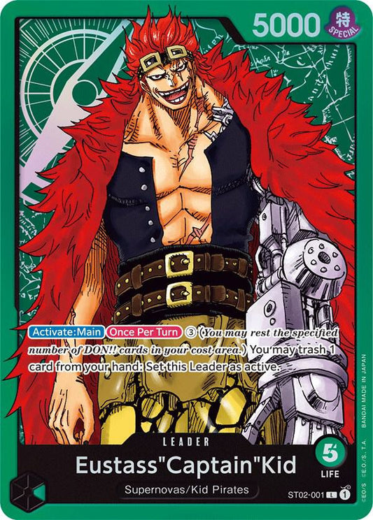 Eustass"Captain"Kid (001) (Leader) - One Piece TCG