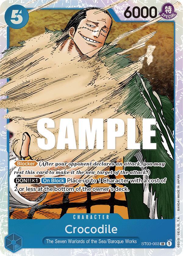 Crocodile (003) (Super Rare) - One Piece TCG