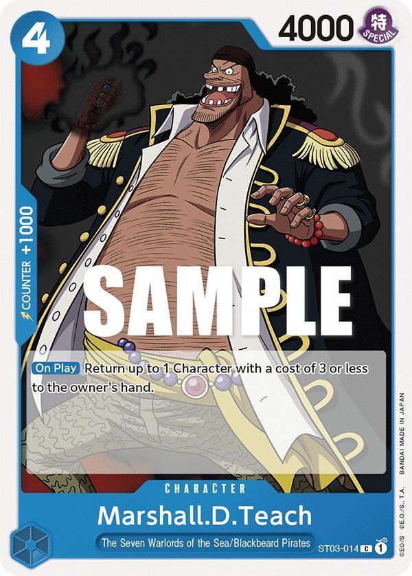 Marshall.D.Teach (Common) - One Piece TCG