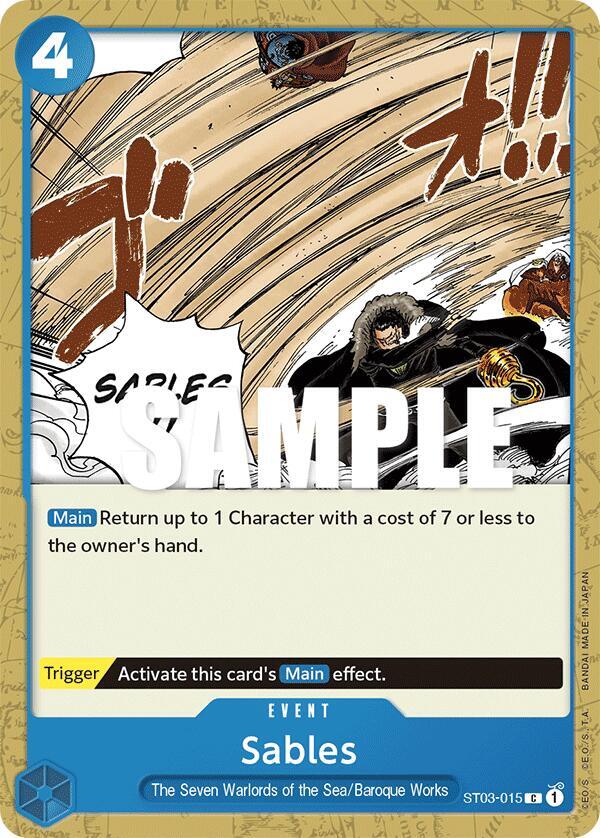 Sables (Common) - One Piece TCG