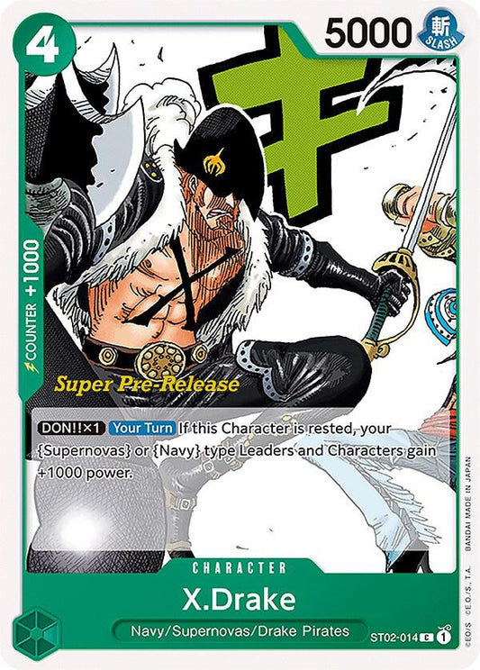 X.Drake - Common - One Piece Card Game