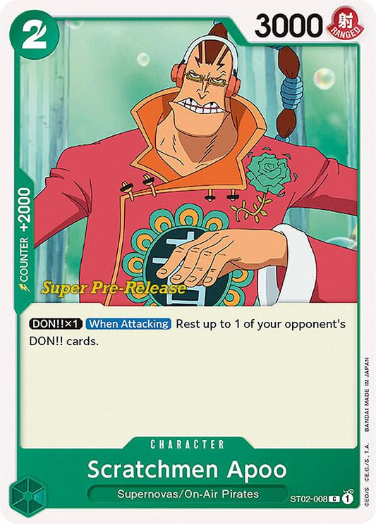 Scratchmen Apoo - Common - One Piece Card Game