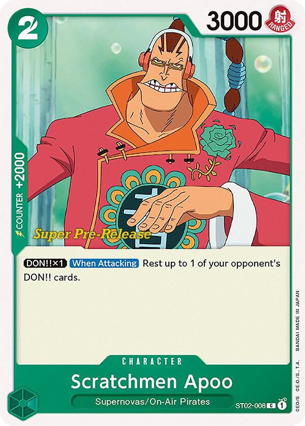 Scratchmen Apoo (Common) - One Piece TCG