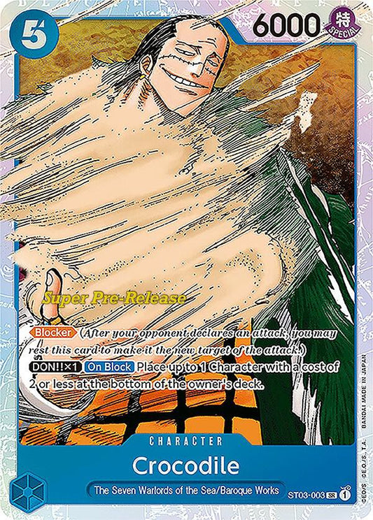 Crocodile (003) - Super Rare - One Piece Card Game