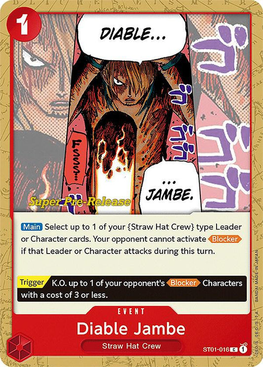 Diable Jambe (Common) - One Piece TCG