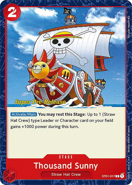 Thousand Sunny - Common - One Piece Card Game