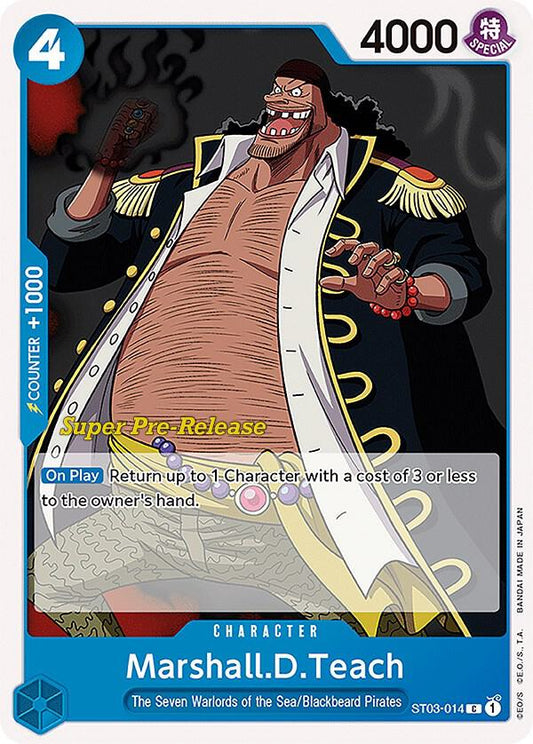 Marshall.D.Teach - Common - One Piece Card Game