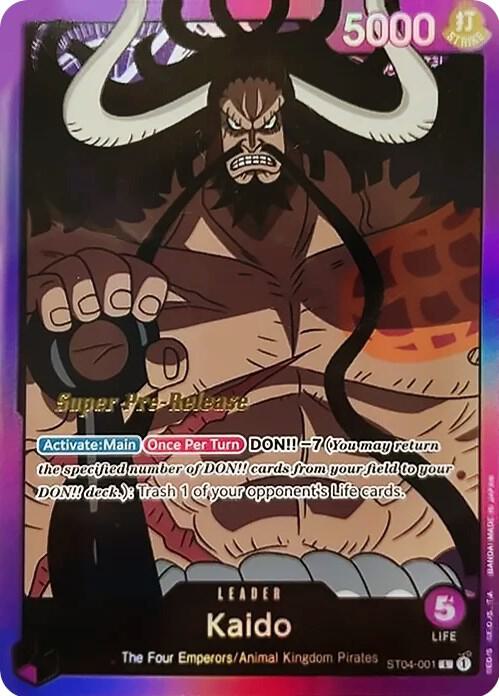 Kaido (001) (Leader) - One Piece TCG