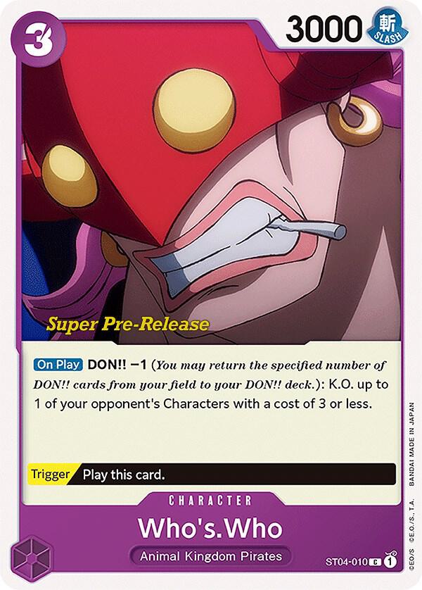 Who's.Who (Common) - One Piece TCG