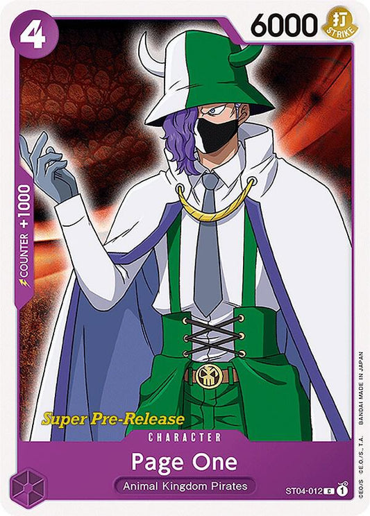 Page One (Common) - One Piece TCG