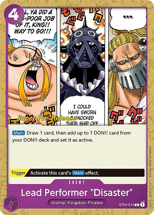 Lead Performer "Disaster" (Common) - One Piece TCG