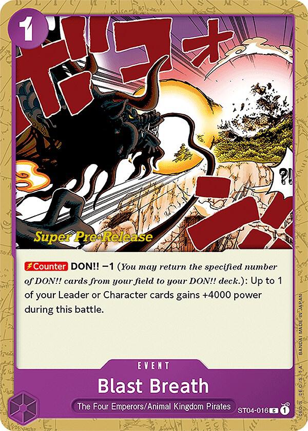 Blast Breath (Common) - One Piece TCG