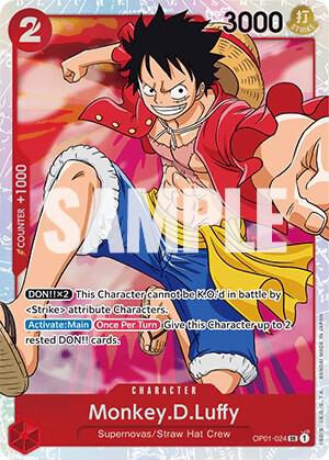 Monkey.D.Luffy (024) - Super Rare - One Piece Card Game