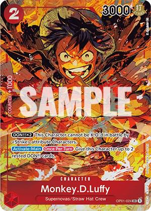 Monkey.D.Luffy (024) (Parallel) - Super Rare - One Piece Card Game