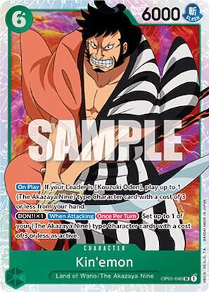 Kin'emon - Super Rare - One Piece Card Game