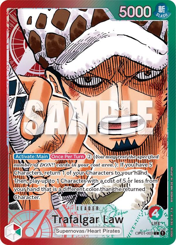 Trafalgar Law (002) (Parallel) - Leader - One Piece Card Game