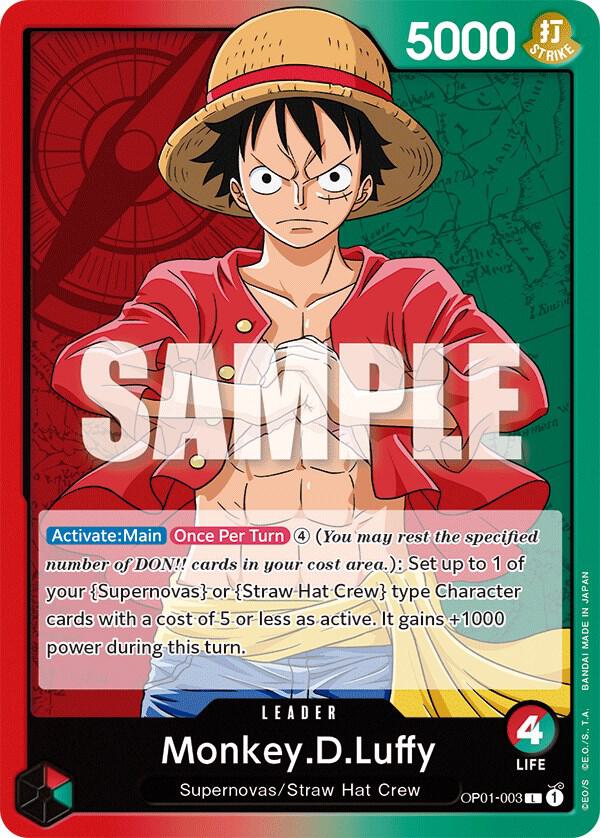 Monkey.D.Luffy (003) - Leader - One Piece Card Game