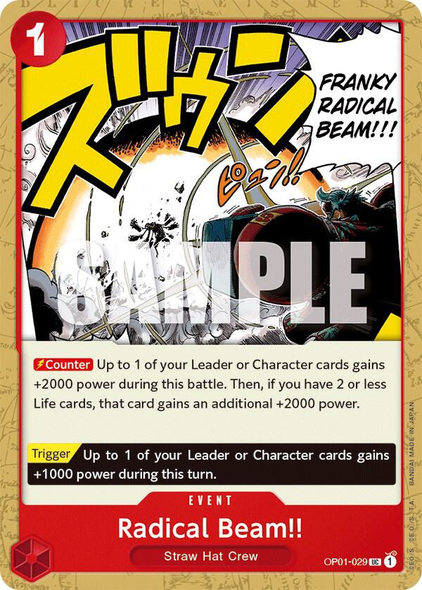 Radical Beam!! - Uncommon - One Piece Card Game