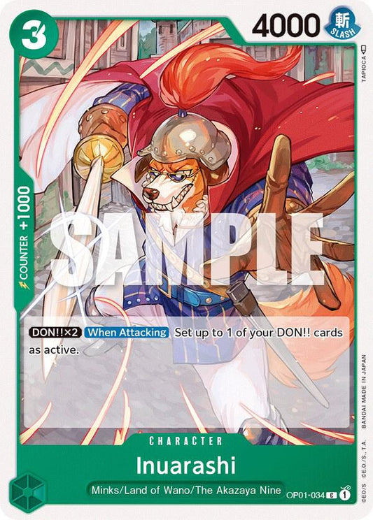 Inuarashi - Common - One Piece Card Game