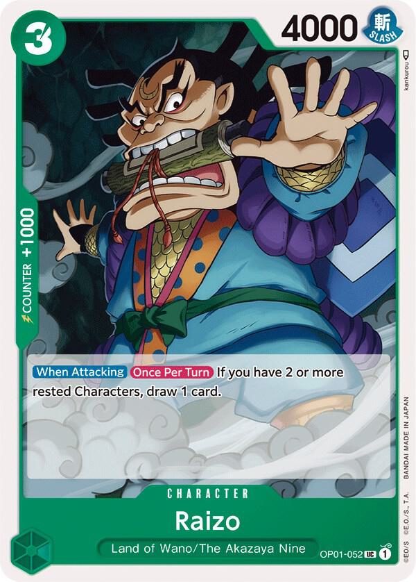 Raizo - Uncommon - One Piece Card Game