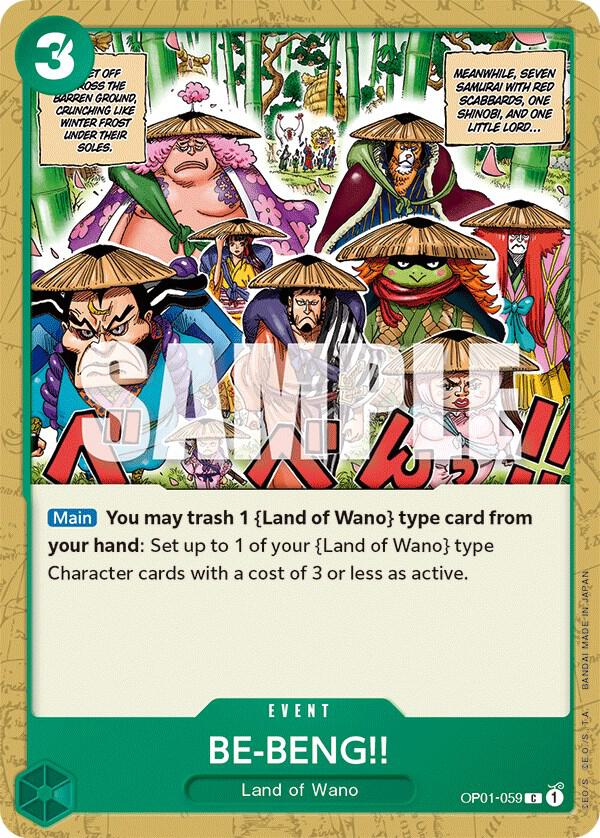 BE-BENG!! - Common - One Piece Card Game