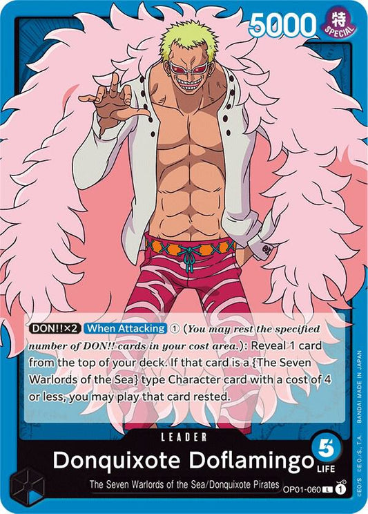 Donquixote Doflamingo (060) - Leader - One Piece Card Game