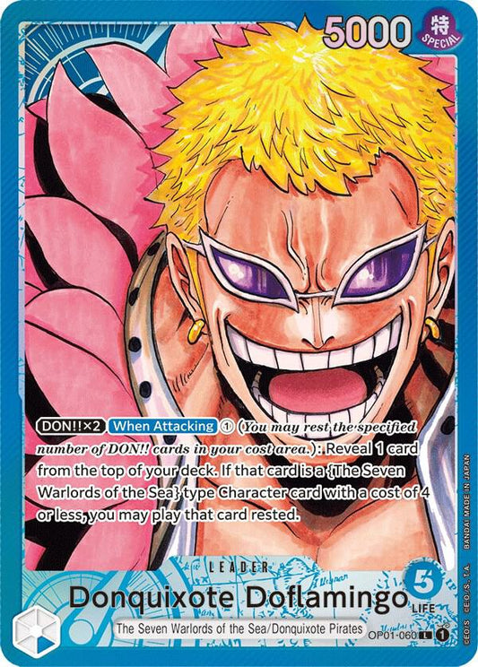 Donquixote Doflamingo (060) (Parallel) - Leader - One Piece Card Game