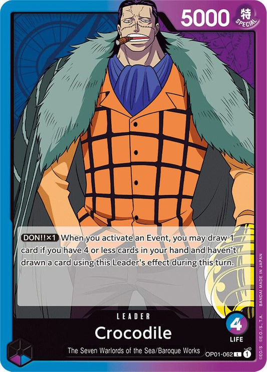 Crocodile (062) - Leader - One Piece Card Game