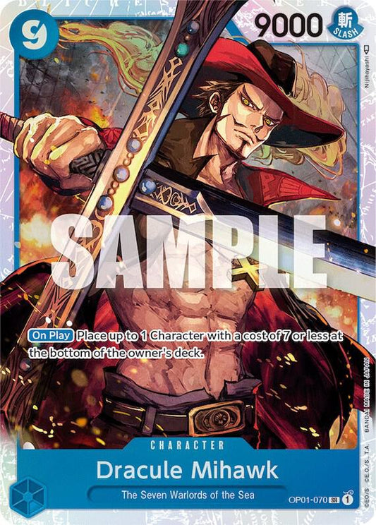 Dracule Mihawk - Super Rare - One Piece Card Game