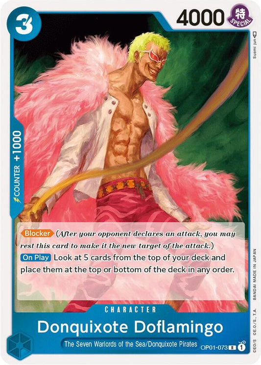 Donquixote Doflamingo (073) - Rare - One Piece Card Game