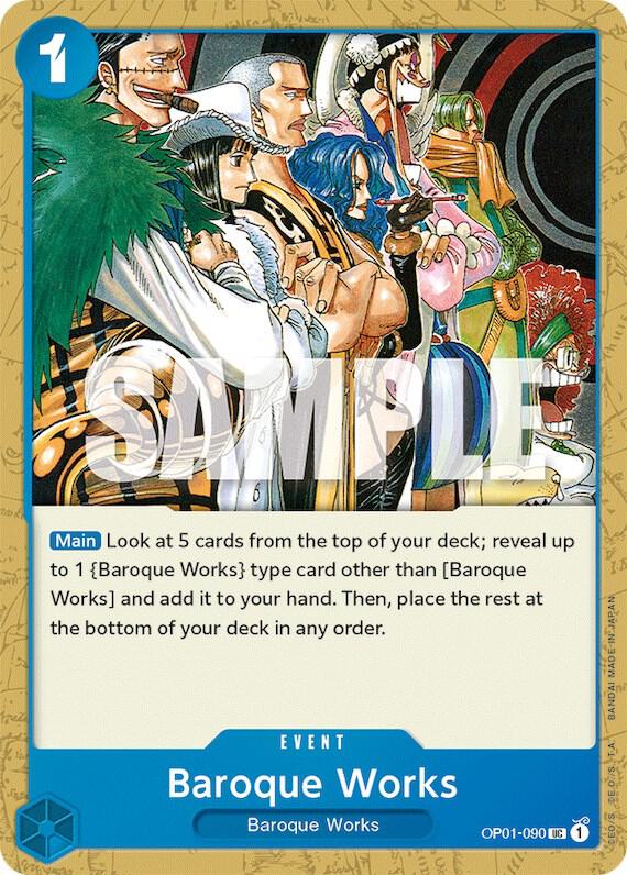 Baroque Works - Uncommon - One Piece Card Game