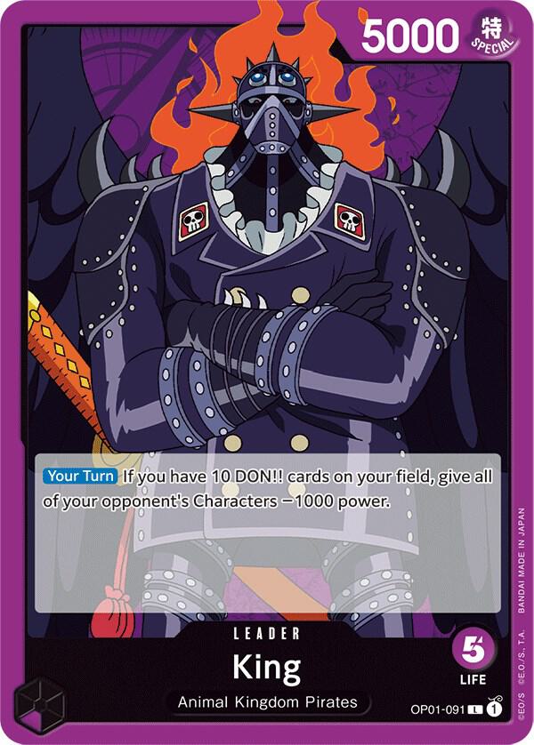 King (091) - Leader - One Piece Card Game