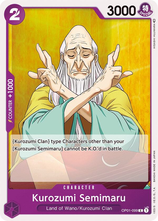 Kurozumi Semimaru - Common - One Piece Card Game