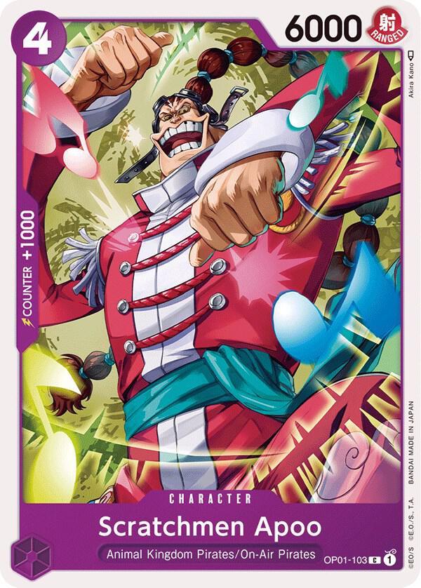 Scratchmen Apoo - Common - One Piece Card Game