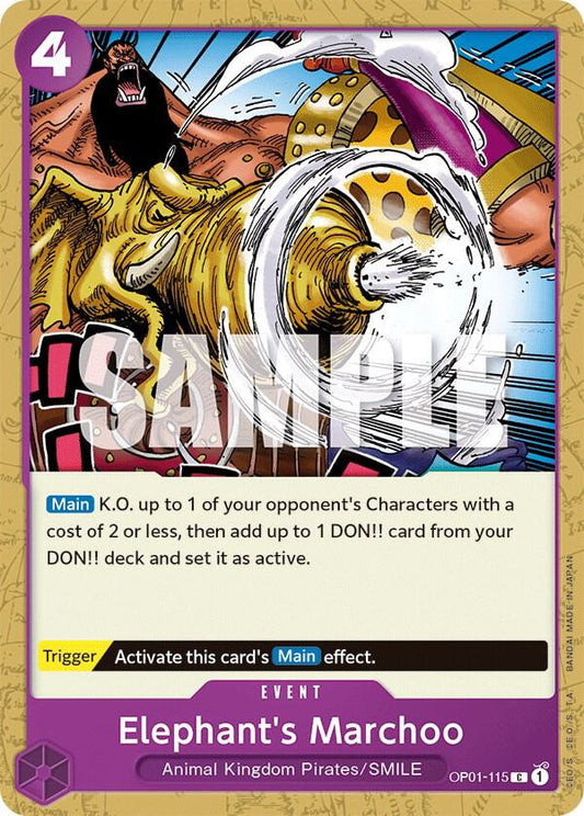 Elephant's Marchoo - Common - One Piece Card Game