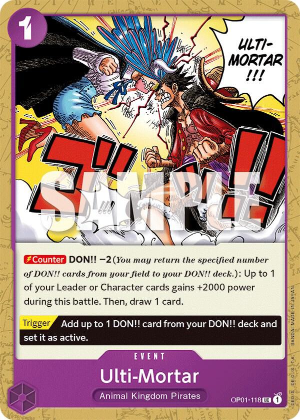 Ulti-Mortar - Uncommon - One Piece Card Game