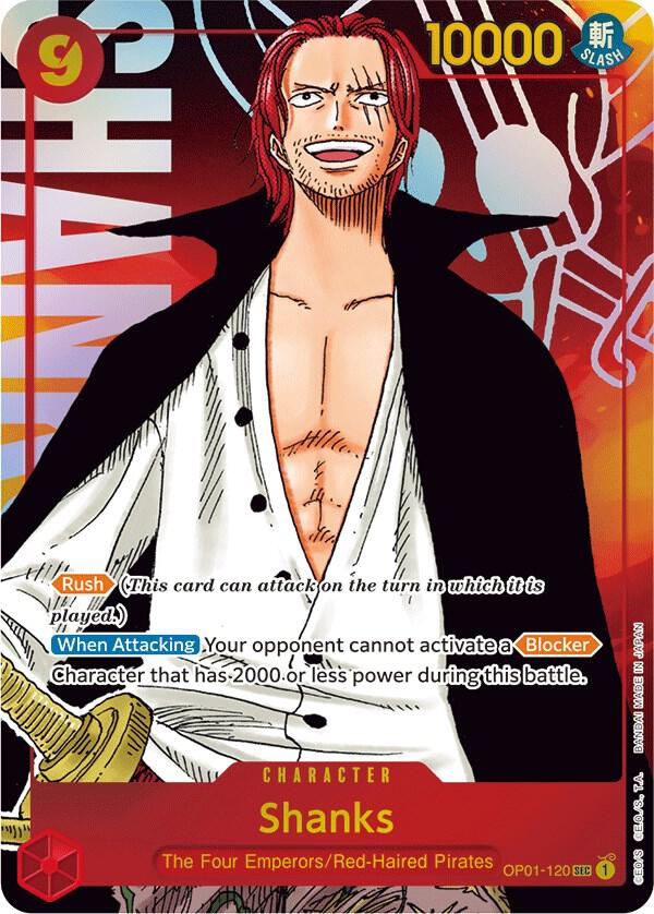 Shanks (Parallel) - Secret Rare - One Piece Card Game