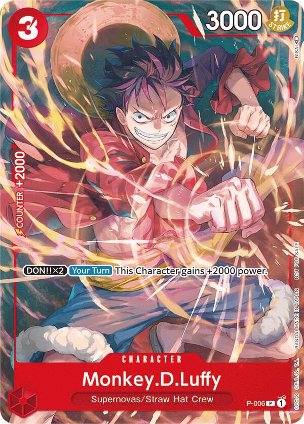 Monkey.D.Luffy - P-006 (Tournament Pack Vol. 1) - Promo - One Piece Card Game