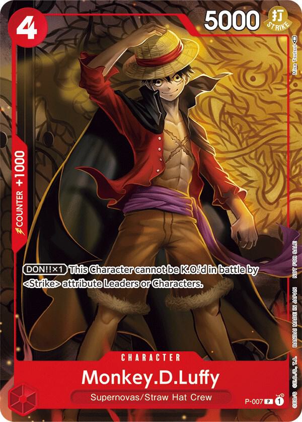 Monkey.D.Luffy - P-007 (Tournament Pack Vol. 1) - Promo - One Piece Card Game