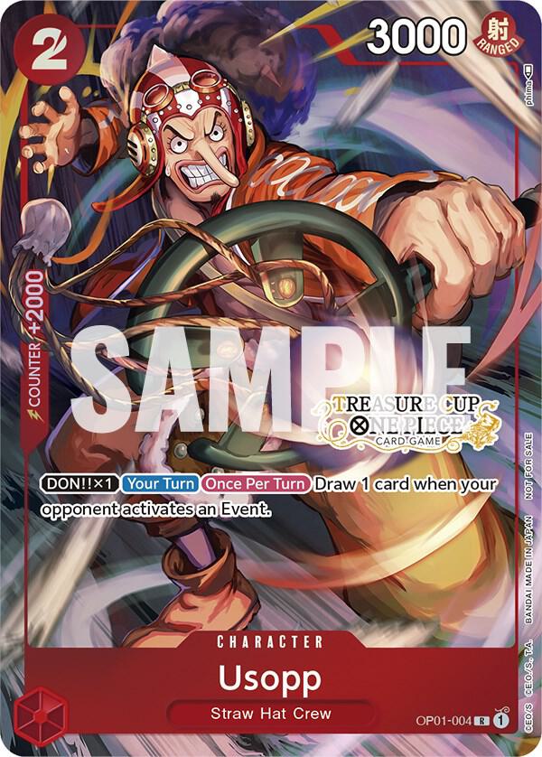 Usopp - OP01-004 (Treasure Cup) - Promo - One Piece Card Game