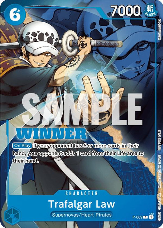 Trafalgar Law - P-009 (Winner Pack Vol. 1) - Promo - One Piece Card Game