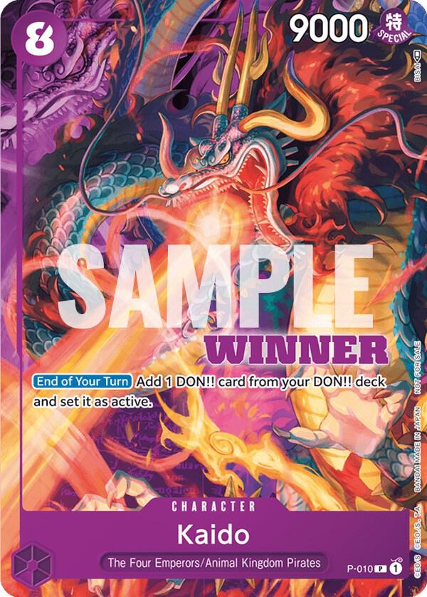 Kaido - P-010 (Winner Pack Vol. 1) - Promo - One Piece Card Game