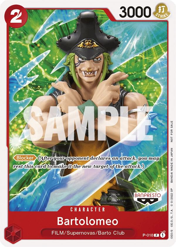 Bartolomeo (One Piece Film Red) - Promo - One Piece Card Game