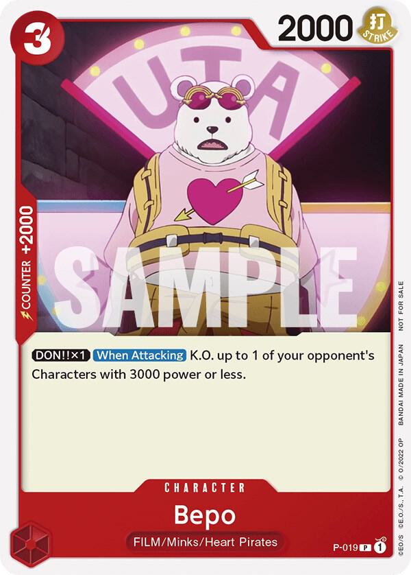 Bepo (One Piece Film Red) - Promo - One Piece Card Game