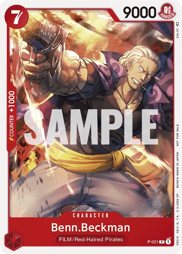 Benn.Beckman (One Piece Film Red) - Promo - One Piece Card Game