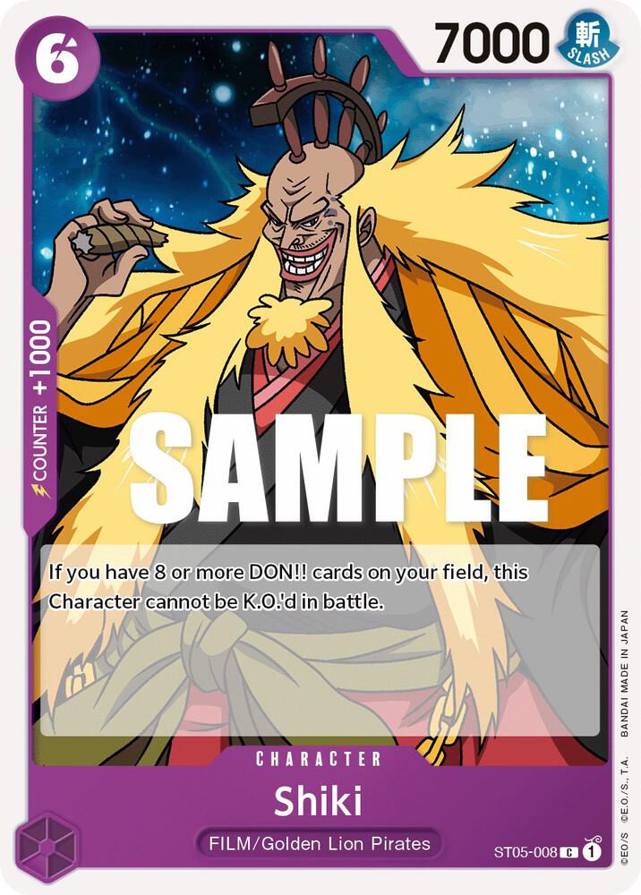 Shiki (Common) - One Piece TCG