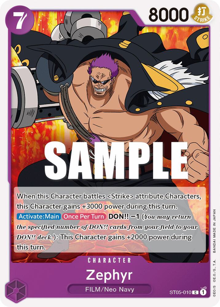 Zephyr - Common - One Piece Card Game