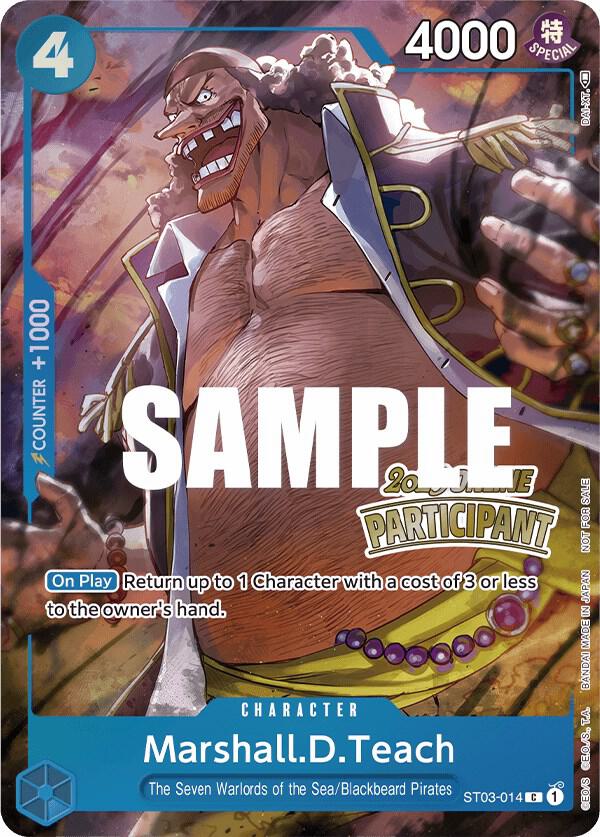 Marshall.D.Teach (Online Regional 2023) [Participant] - Promo - One Piece Card Game