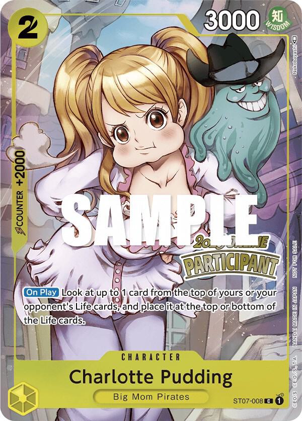 Charlotte Pudding (Online Regional 2023) [Participant] - Promo - One Piece Card Game